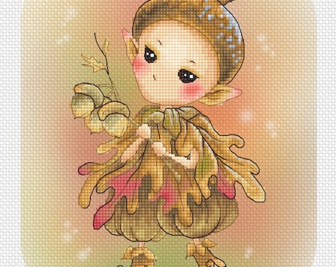 Acorn Sprite Mitzi Sato-Wiuff - Cross stitch Chart Pattern