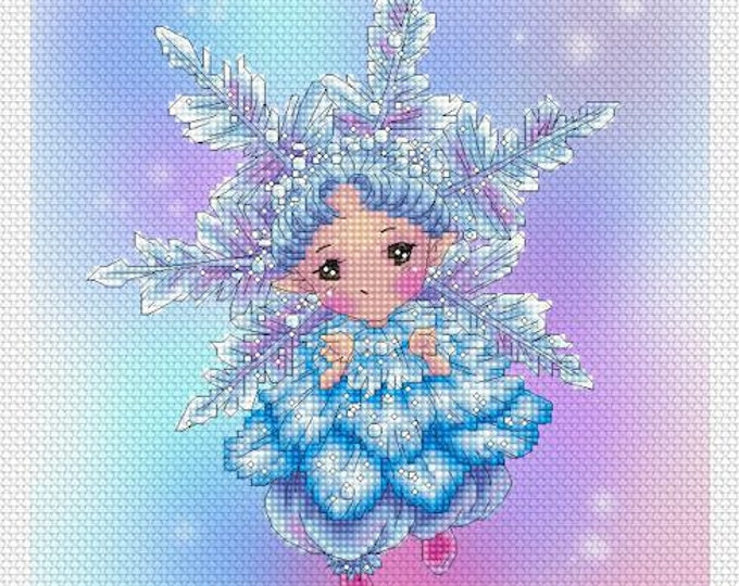 Snowflake Sprite Mitzi Sato-Wiuff - Cross stitch Chart Pattern