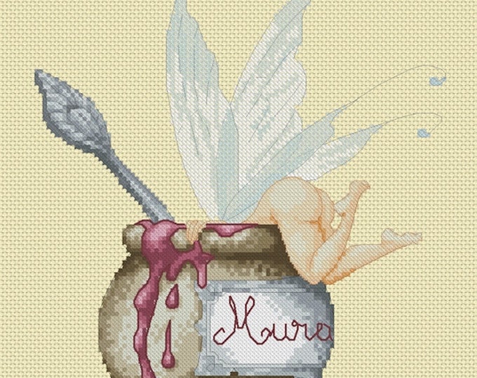 Cross Stitch Chart Pascal Moguerou Sweet Tooth Fairy Fantasy Art