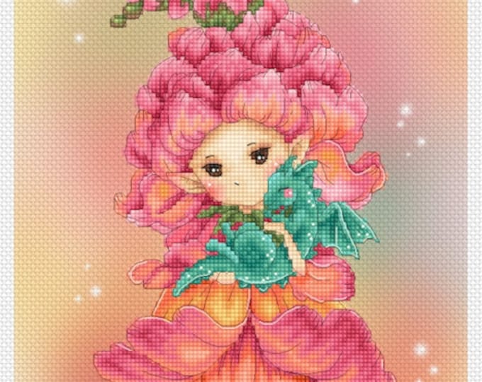 Snapdragon Sprite Mitzi Sato-Wiuff - Cross stitch Chart Pattern