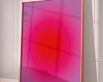 Aura Art Print: Y2K Abstract Wall Decor (Digital Download)