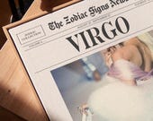 Virgo Zodiac Wall Art Print, Star Sign Poster, Astrology Print, Digital Download