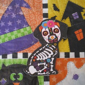 Large Day of the Dead Puppy Magnet