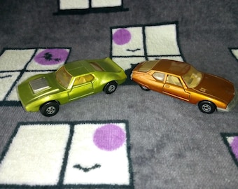 1972 Matchbox Superfast Lime Green AMX Javelin No 9 Made in