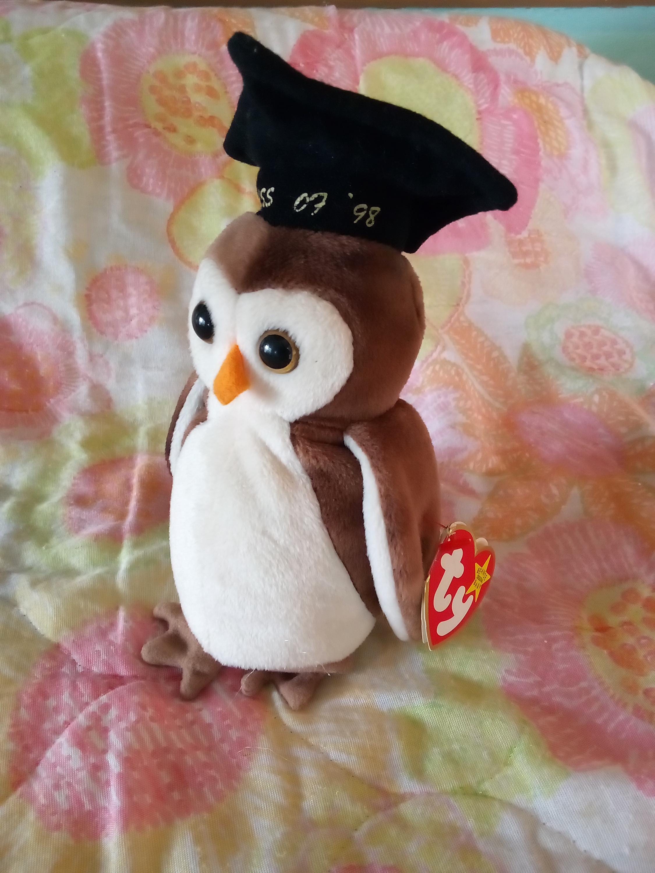 Wise the 1998 Graduation Beanie Owl by Ty