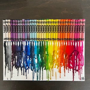 The Beauty of Melted Crayon Art on Canvas