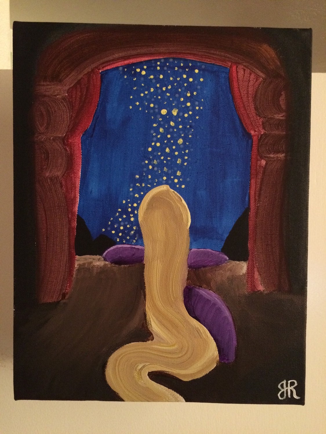 Rapunzel Tangled Disney Princess, Acrylic Paint, Disney Art, Present for  Any Age, Christmas Gift - Etsy