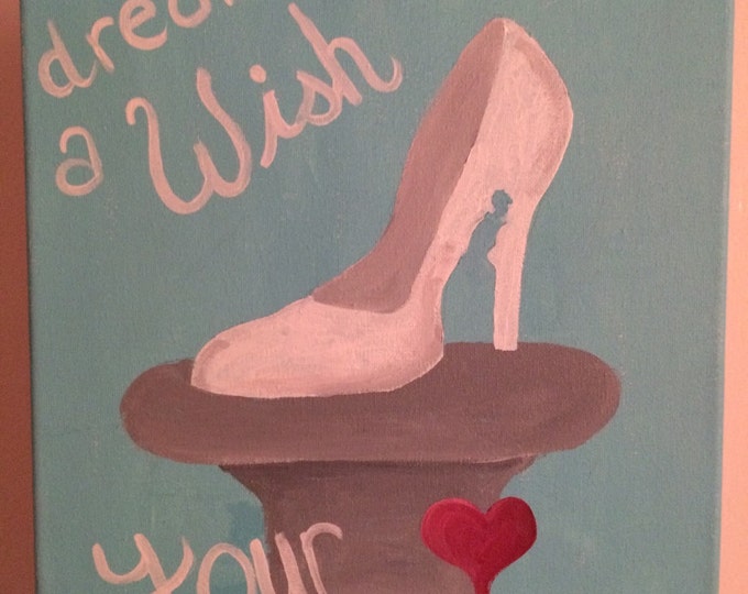 Cinderella Disney Princess Acrylic Paint Disney Art Present Etsy