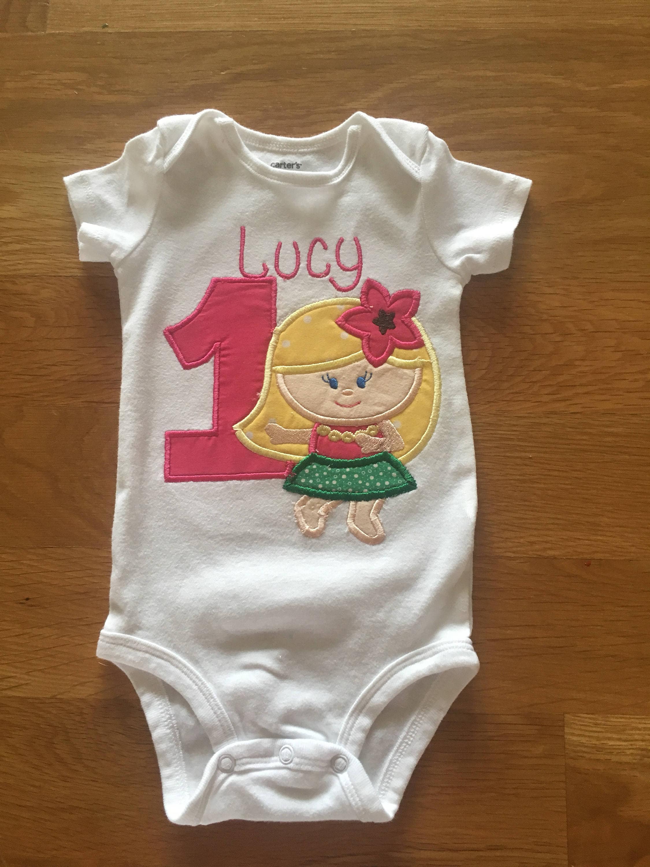 First Birthday Onesie Boy Carters