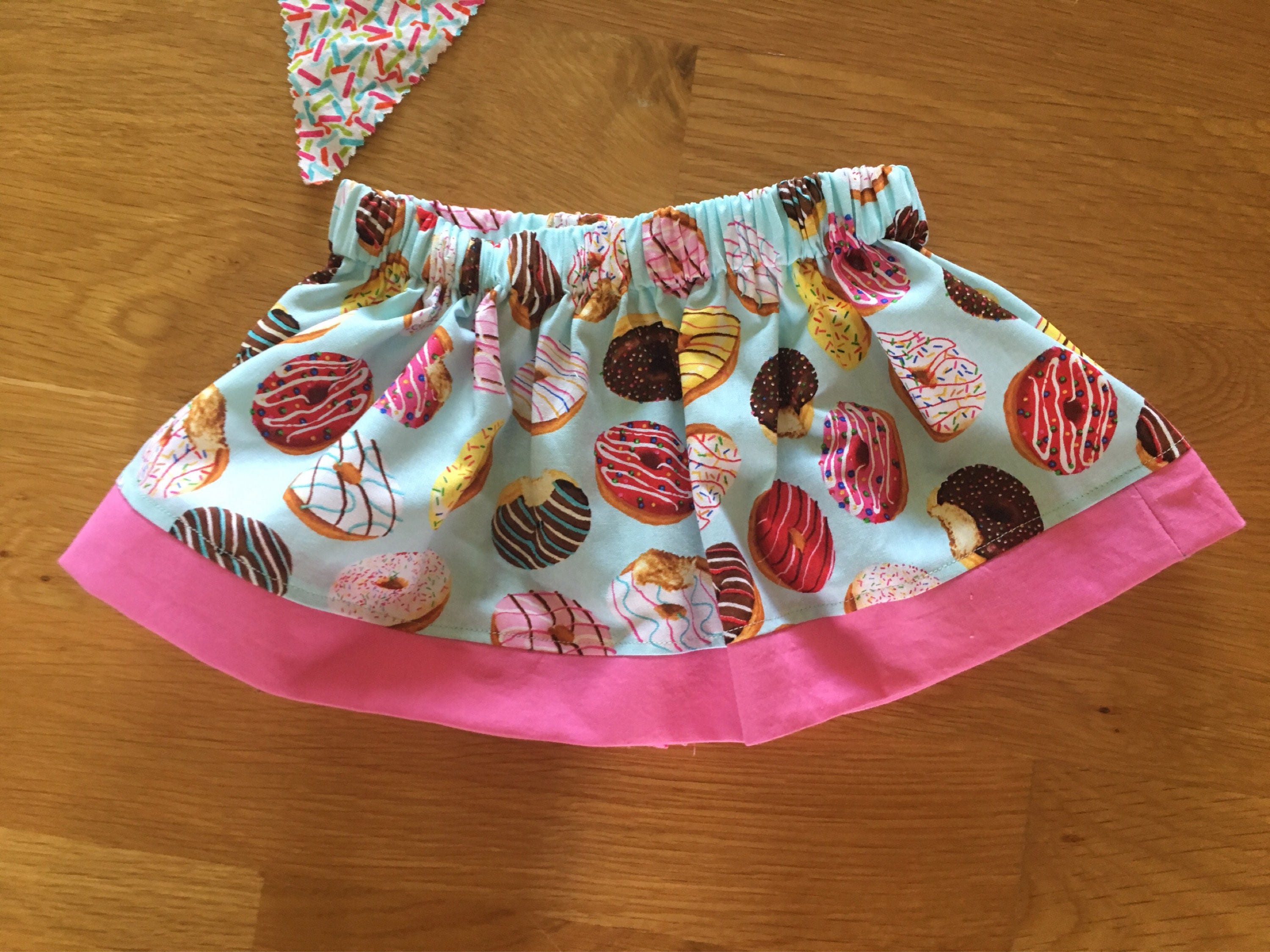 Girls donut skirt donut birthday party donut say outfit Etsy