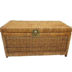 white trunk wicker 70cm bench wicker sofa storage trunk closet cubby basket family home basket container rattan vicker