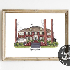 Holiday Home Illustration (Digital Download)