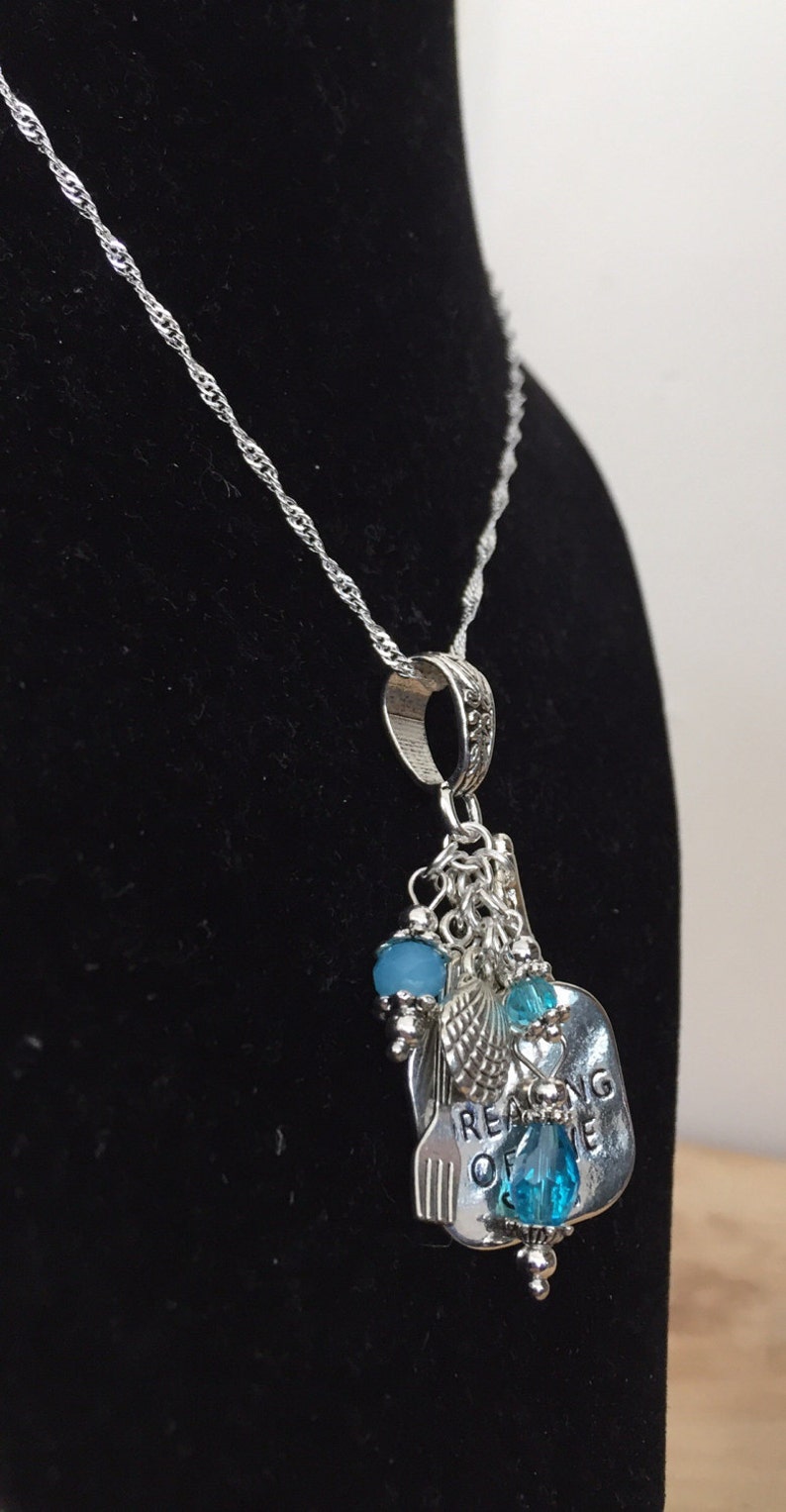 Little Mermaid Necklace Ariel Necklace Fork Shell Crab Fish Etsy