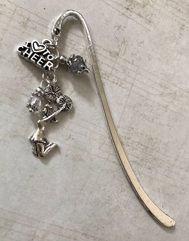 Cheer Bookmark, Cheerleading Gift, Cheerleader Bookmark, Cheerleading Gift, Cheer Gift, Dance Gift image 2