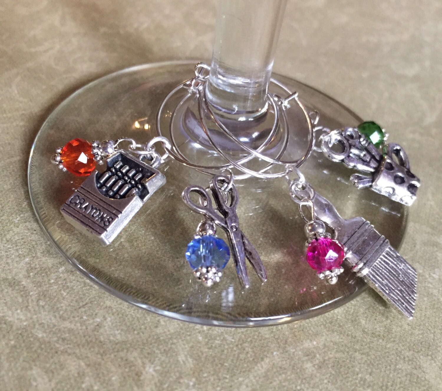 Lord of the Rings Wine Glass Charms