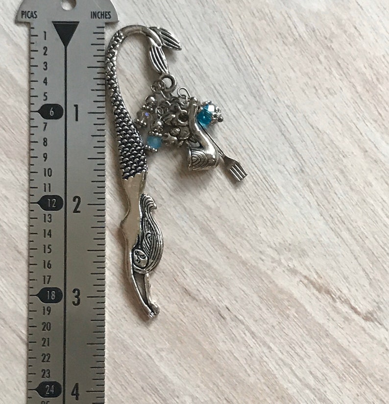 Little Mermaid Bookmark Ariel Bookmark Sea Ocean Fork Pipe | Etsy