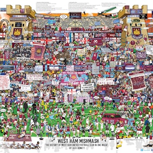 West Ham Mishmash - The History of West Ham United Football Club in One Image