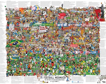 Football Mishmash - The History of Soccer in One Image