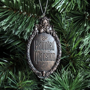 The Haunted Mansion Gate Plaque Holiday Christmas Tree Ornament