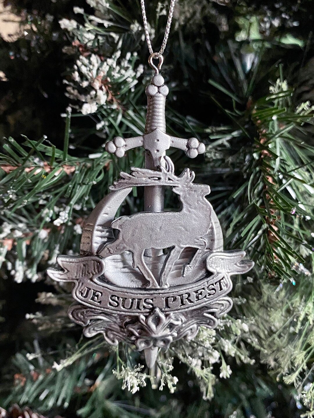 Outlander Inspired je Suis Prest Christmas Ornament Etsy