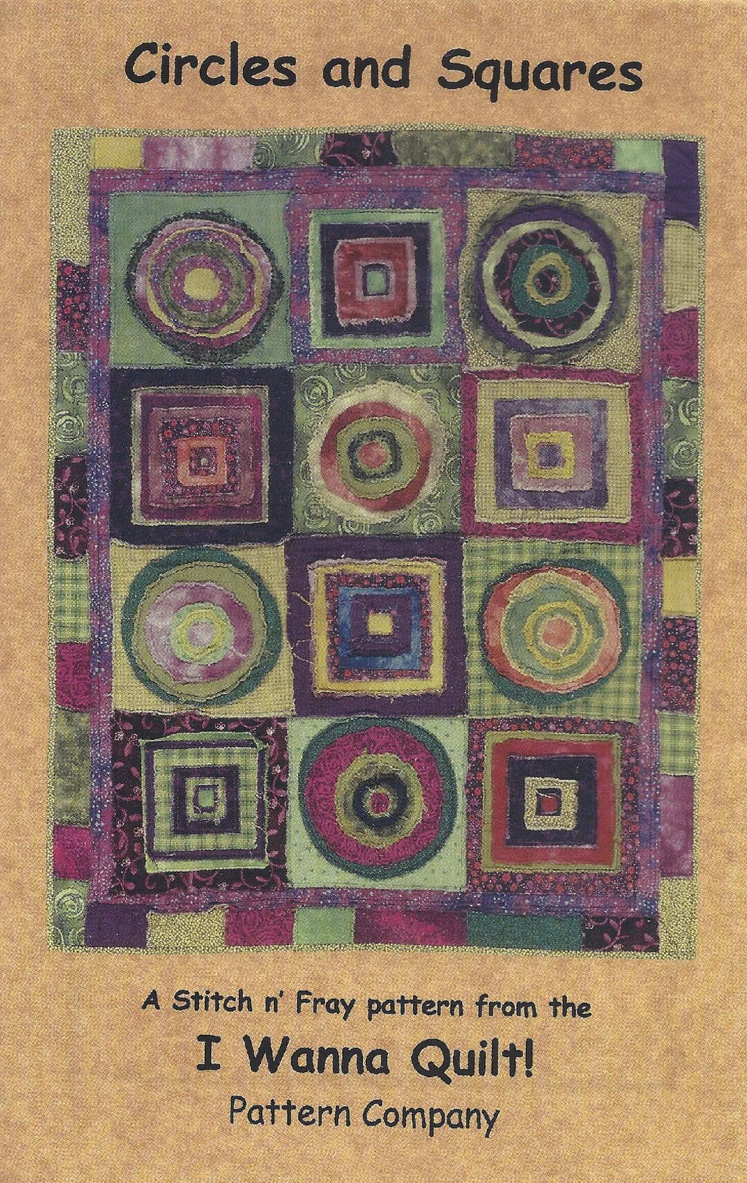 Circle and Squares Quilting Pattern P205 From I Wanna Quilt Finished