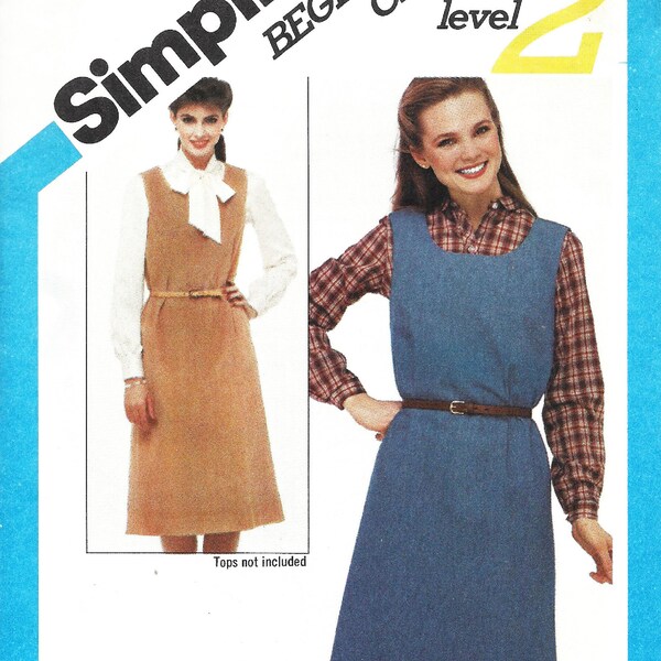 Simplicity Vintage Pattern 5227 Beginner's Choice Level 2 Pattern Misses Size 14 Slim-Fitting Jumper  UNCUT PATTERN Mint Condition 1981