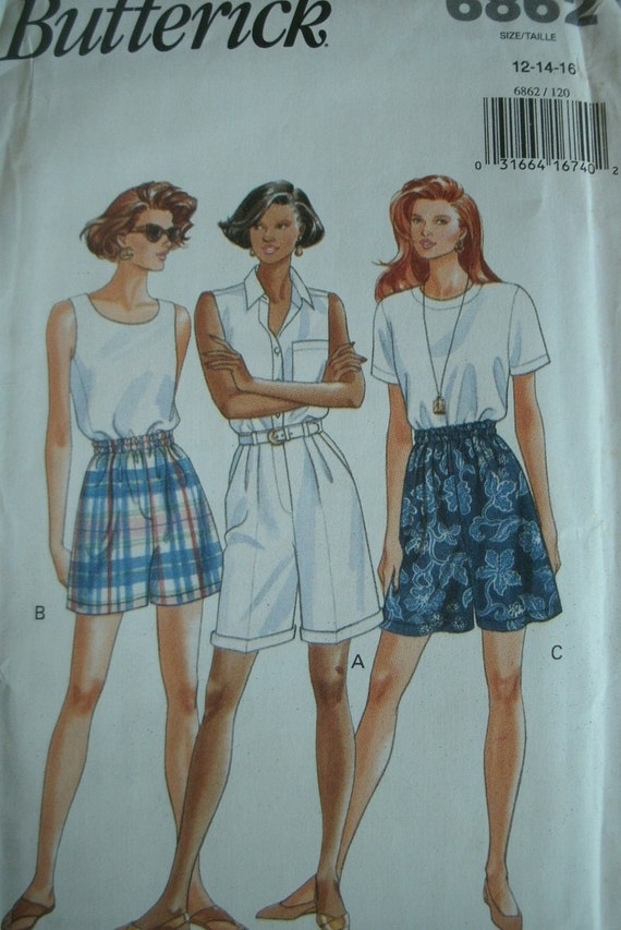 XL OOP UNCUT Vintage Simplicity Pattern Easy Pants Shorts Top 9564 SEWING XS