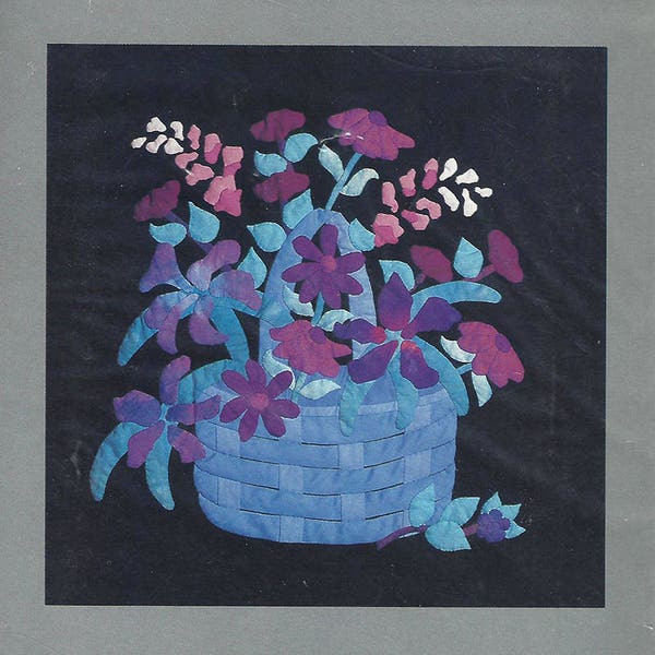 Nantucket Basket 14" Applique Pattern Suitable for a 16" x 18" Quilt Block or Pillow from Design and Planning Concepts NEW PATTERN