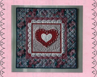 Valentine pour Judy - Motif de Hearthstone Originals - Taille finie 15 » x 15 » - Pour le Quiltmaker EXPÉRIMENTÉ - Nouveau Motif