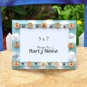 Beach  Picture Frame/5x7 Beach Picture Frame/Nautical Picture Frame/5x7 Boat Picture Frame/Lighthouse Picture Frame/5x7 Lighthouse Frame