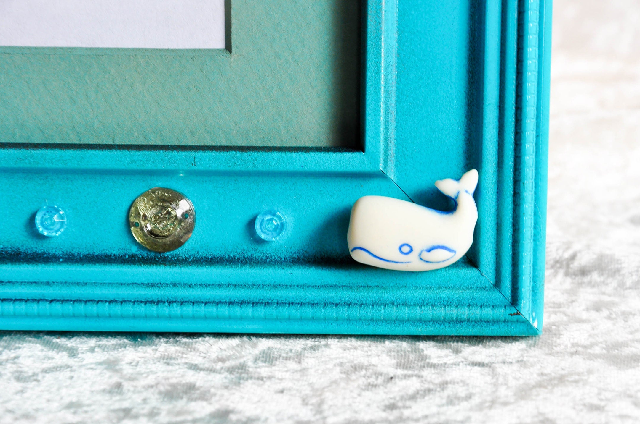 Whale Picture Frame/Kids Picture Frame/Nautical Picture Etsy