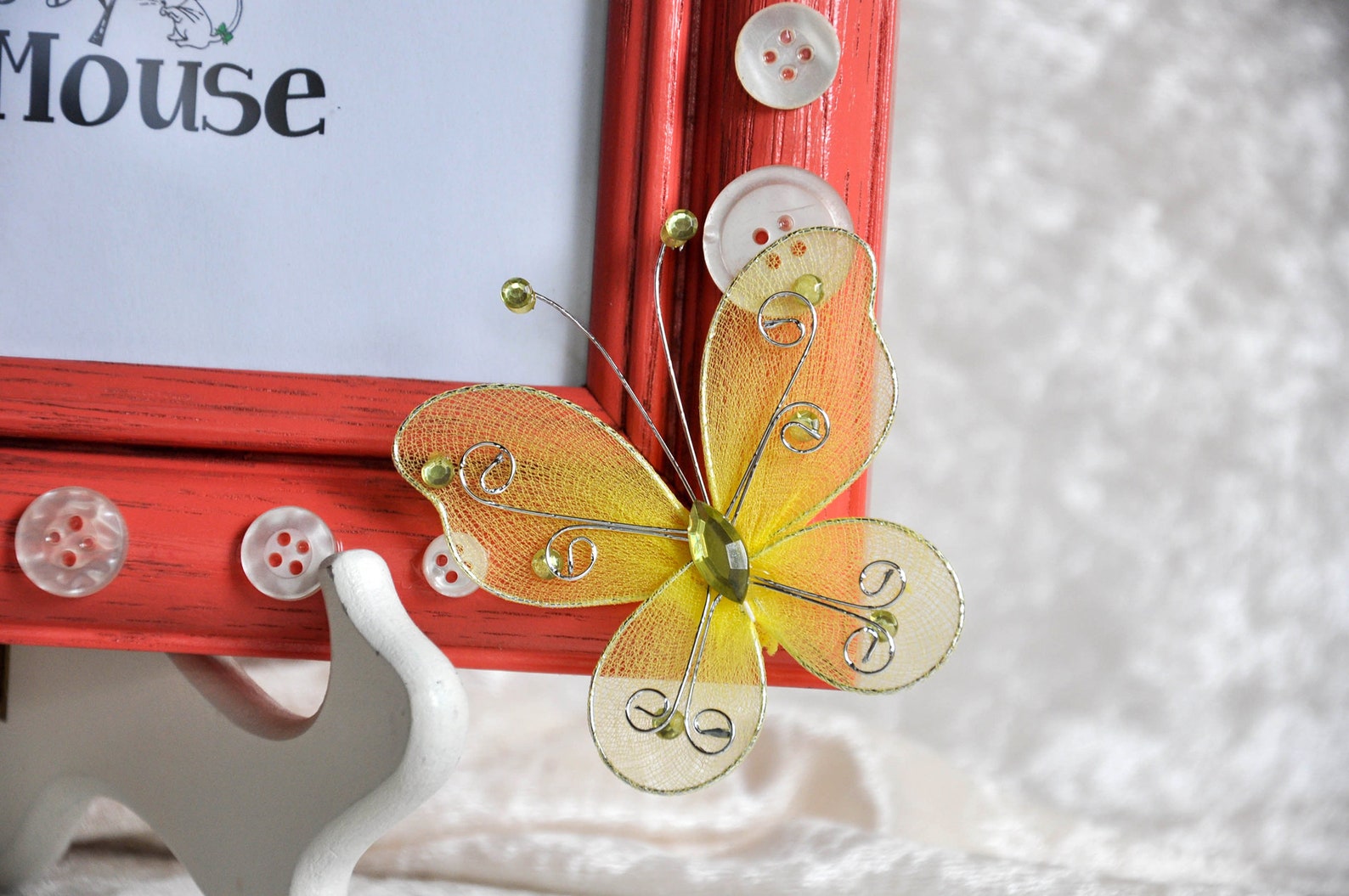 Butterfly Picture Frame/kids Picture Frame/fantasy Picture Etsy