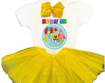 spongebob 1st birthday outfit