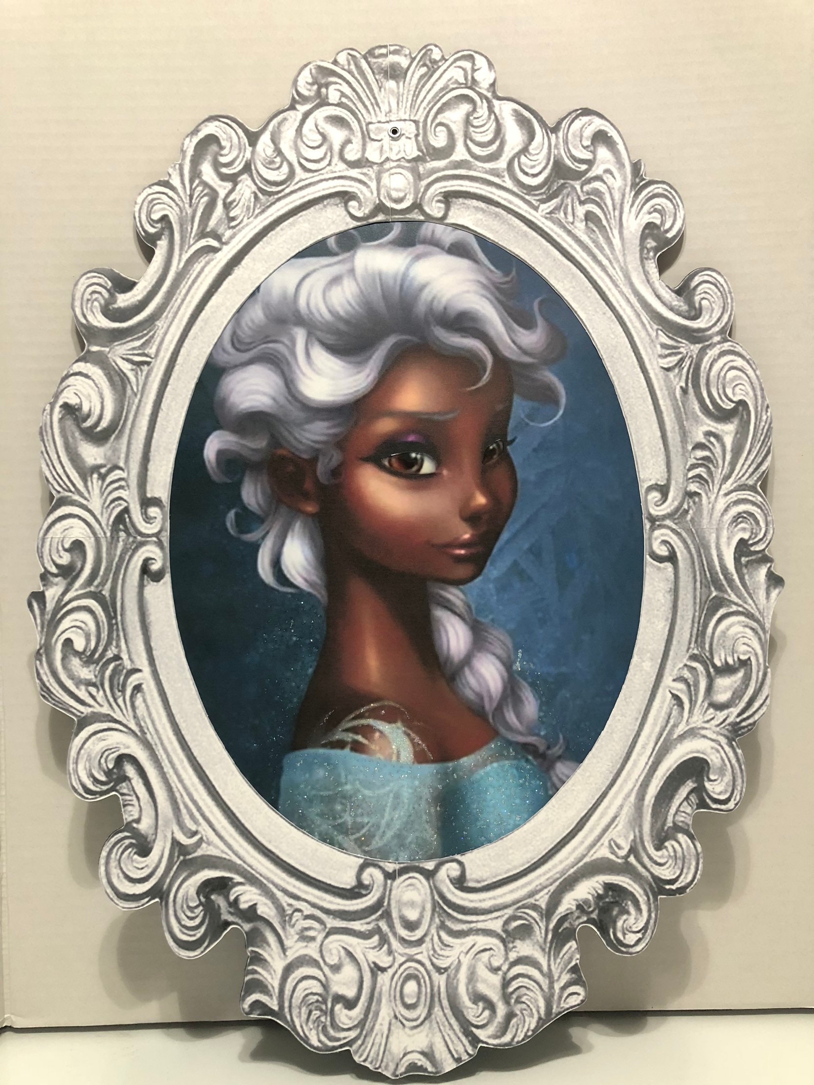 23 Inch Frame African American Elsa Wall Art - Etsy