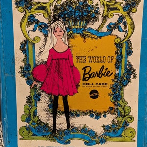 Vintage Barbie - 1968 The World Of Barbie Doll Carrying Case Mattel