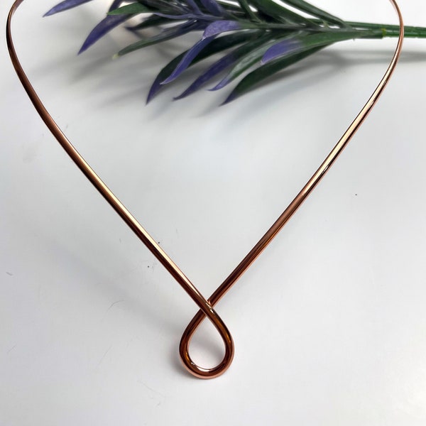 Copper Necklace / Gift for Her / Copper for Arthritis / Copper Collar for Pendant