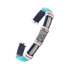 Turquoise Leather Bracelet