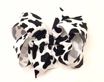 cow print headband for baby girl