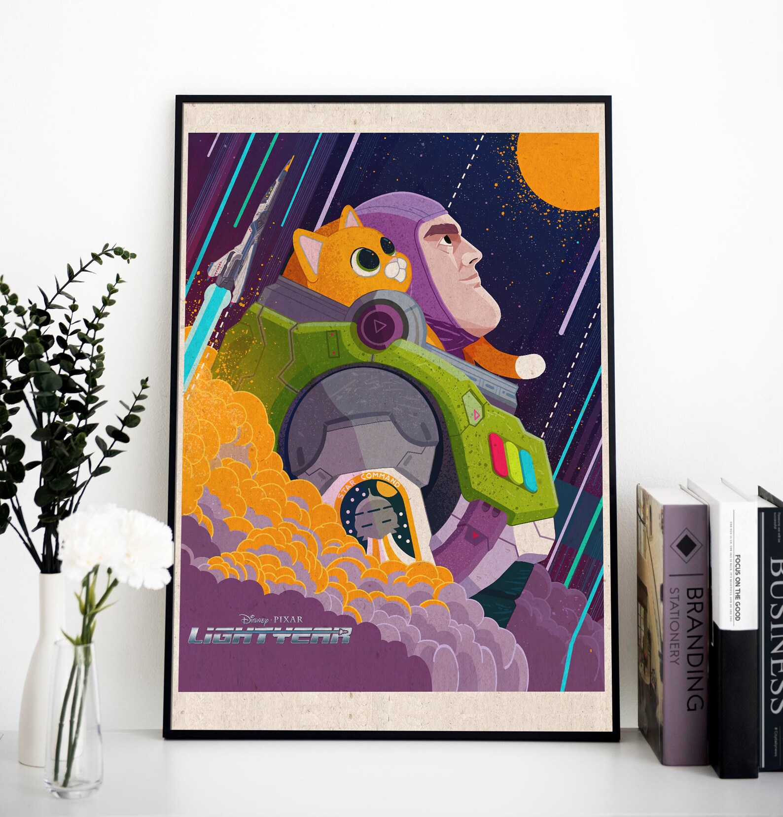 Buzz Lightyear and Sox Poster Lightyear Poster Lightyear Etsy Australia