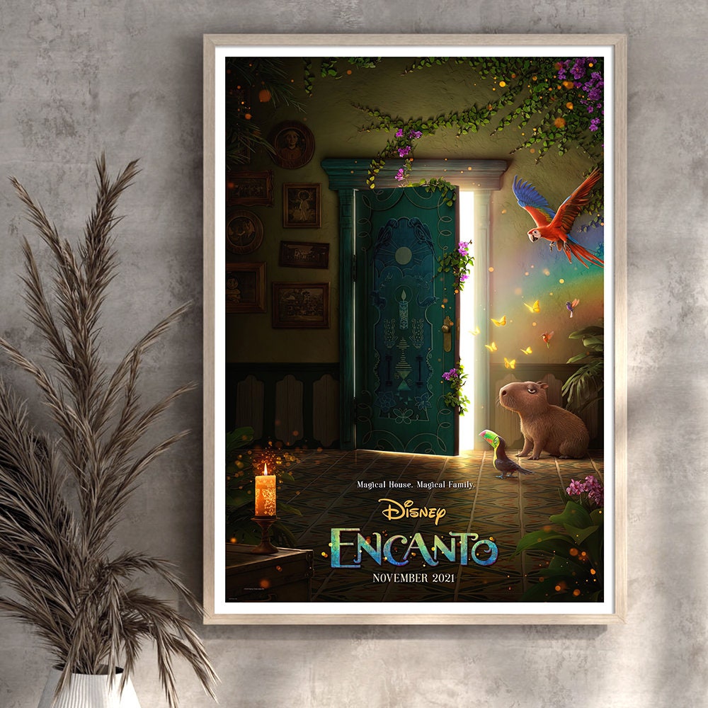 Encanto Movie Poster, Disney Madrigal Family Poster, Encanto Movie ...