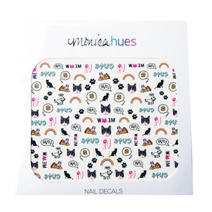 Kitty Nail Decals