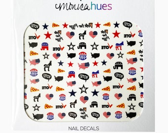 Vote Nail Decals