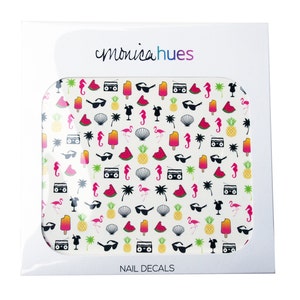 Vacation Nail Decals
