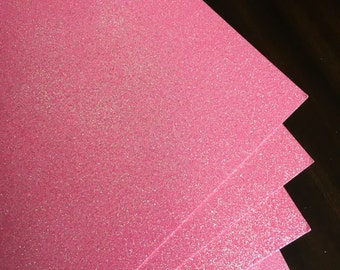 Pink Glitter card stock | pink | 12x12 |  glitter paper | glitter cardstock | pink glitter | pink card stock | glitter card stock | glitter