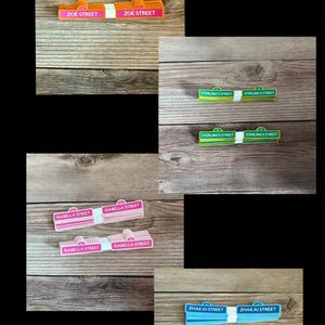 kids character party straws | kids party straws | personalized kids street sign | kids 1st birthday | kids birthday | kids cartoon signs image 6