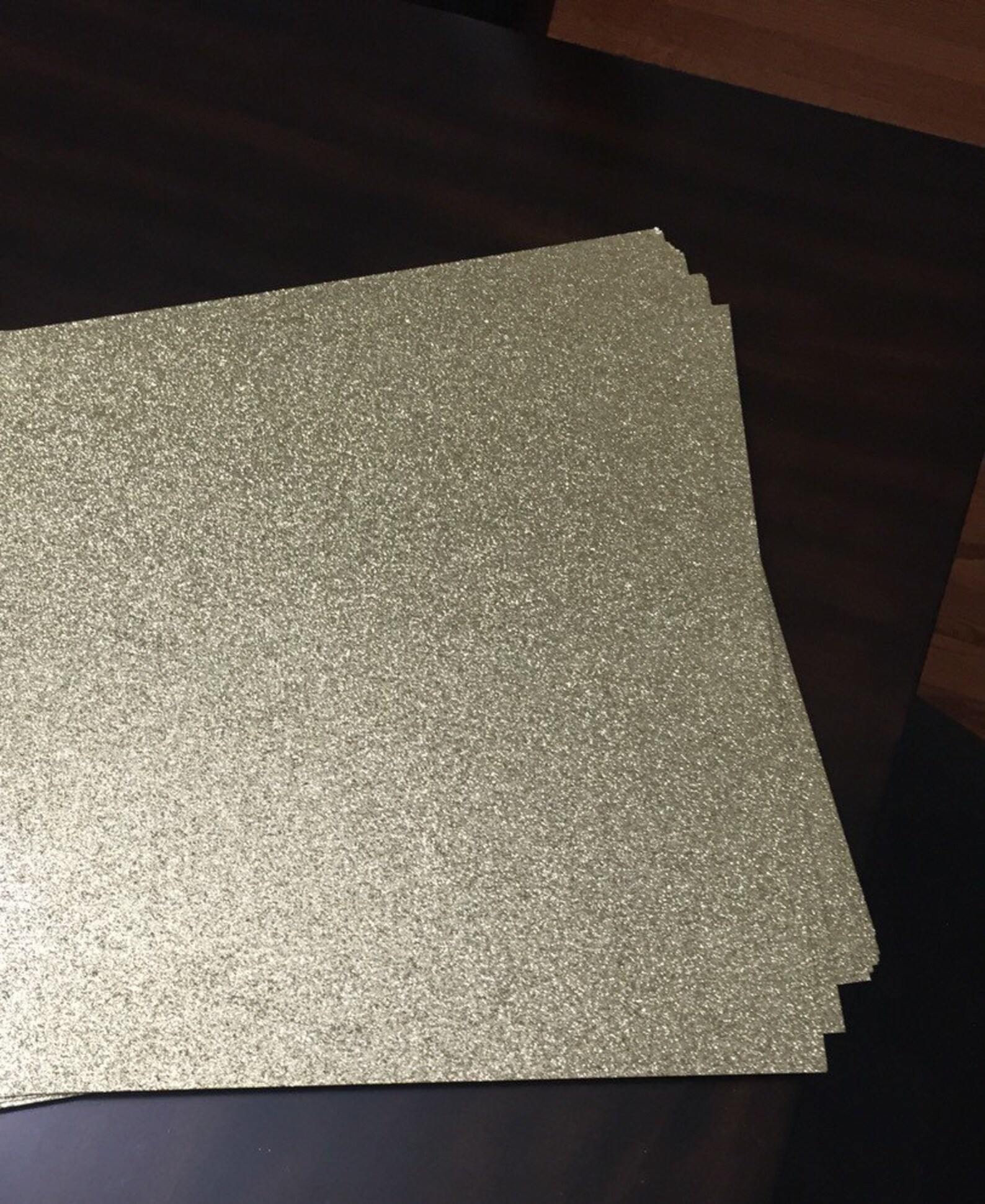 Gold Glitter cardstock 12x12 glitter paper Etsy