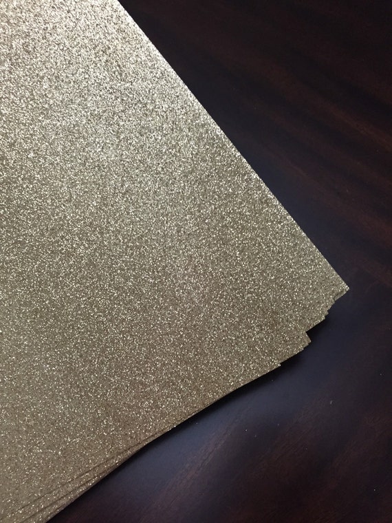 Gold Glitter Cardstock 50 12x12 Glitter Paper Gold Glitter Gold
