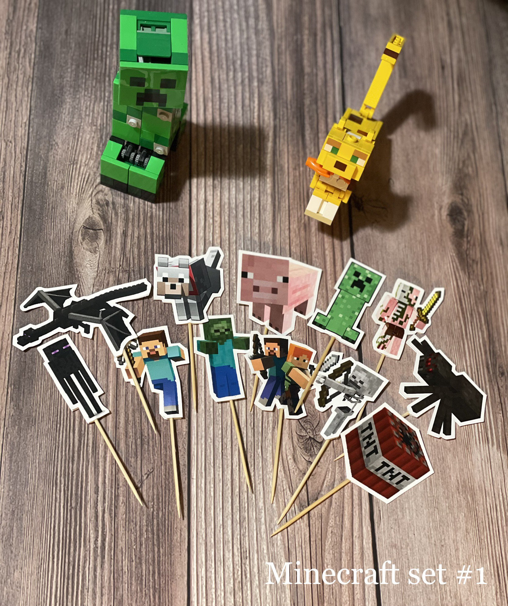 Gaming Birthday Cupcake Toppers