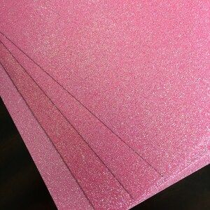 Pink Glitter card stock | pink | 12x12 | glitter paper | glitter cardstock | pink glitter | pink card stock | glitter card stock | glitter image 3