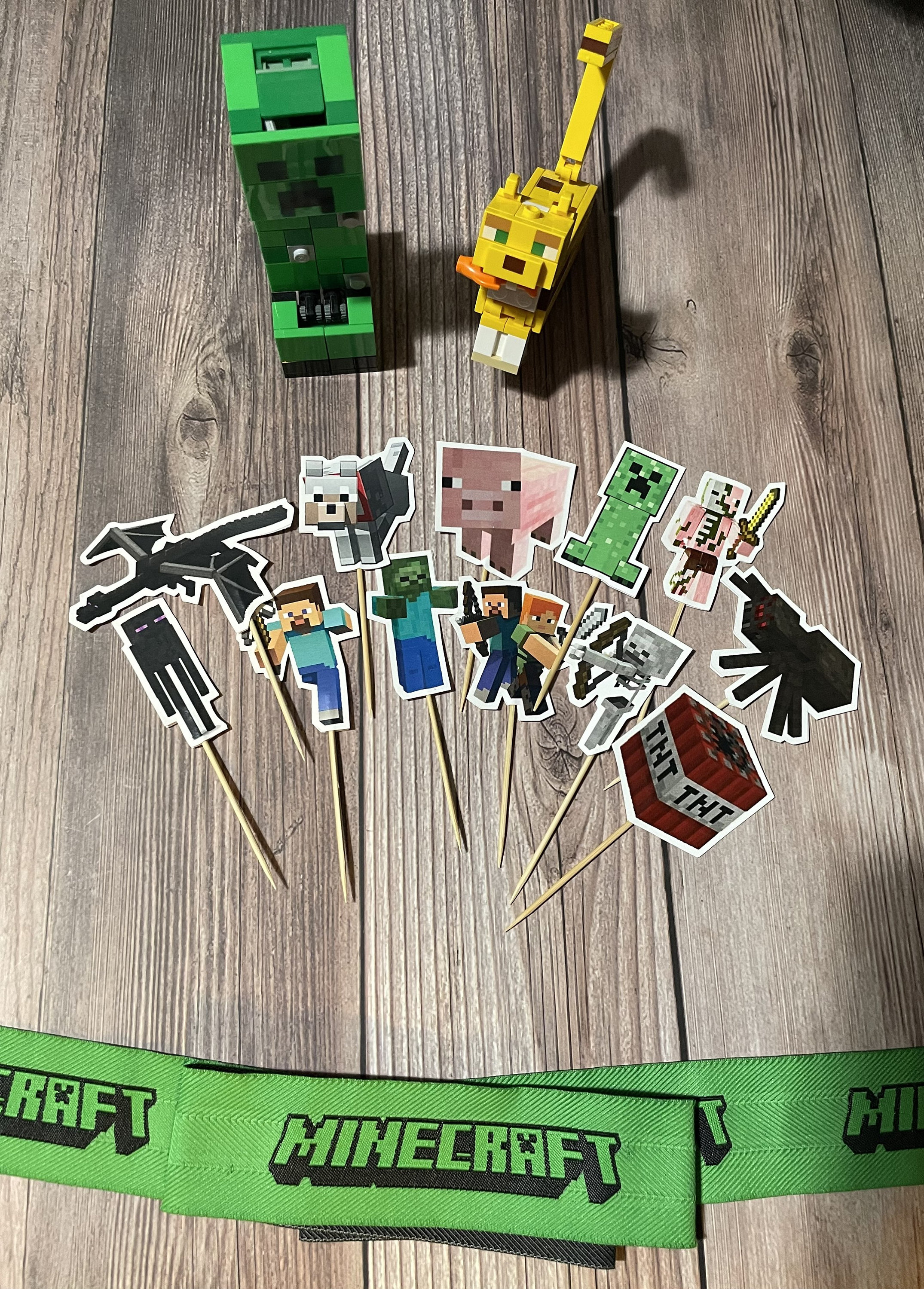 Gaming Birthday Cupcake Toppers